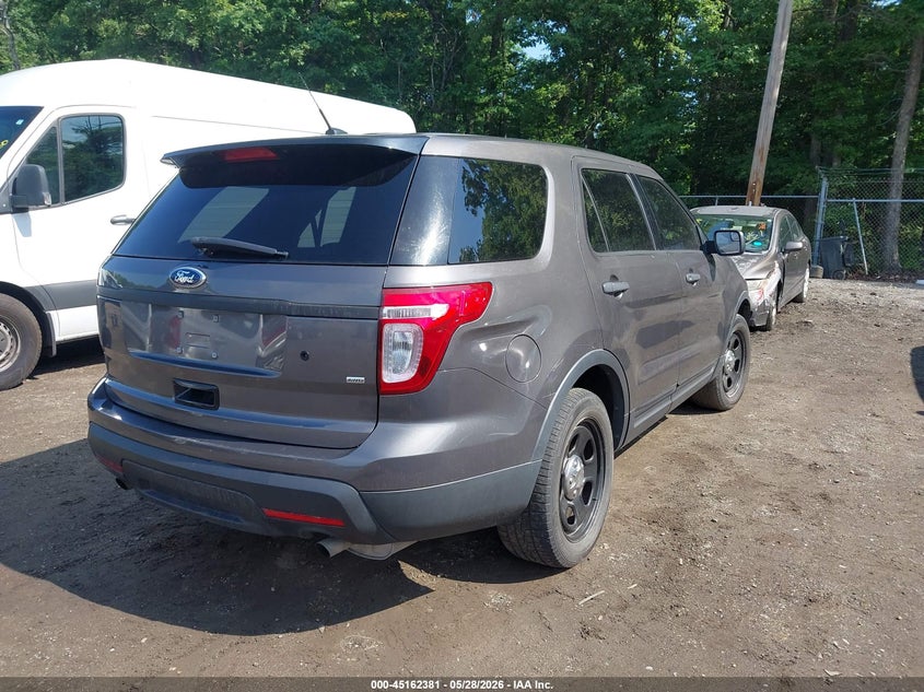 Vin: 1fm5k8ar6dgc41078, lot: 45660045, ford utility police interceptor 20134