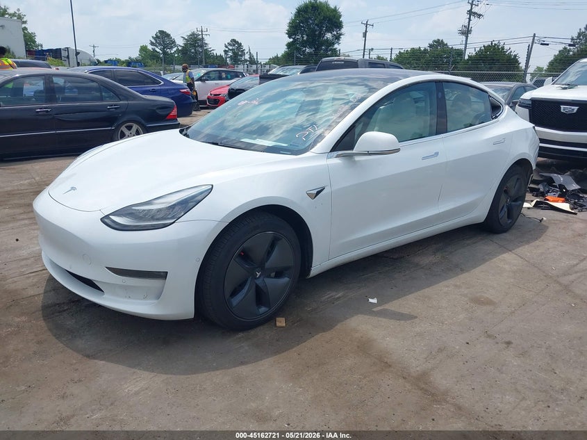 Vin: 5yj3e1eb1jf096965, lot: 45660385, tesla model 3 long range/performance 20182