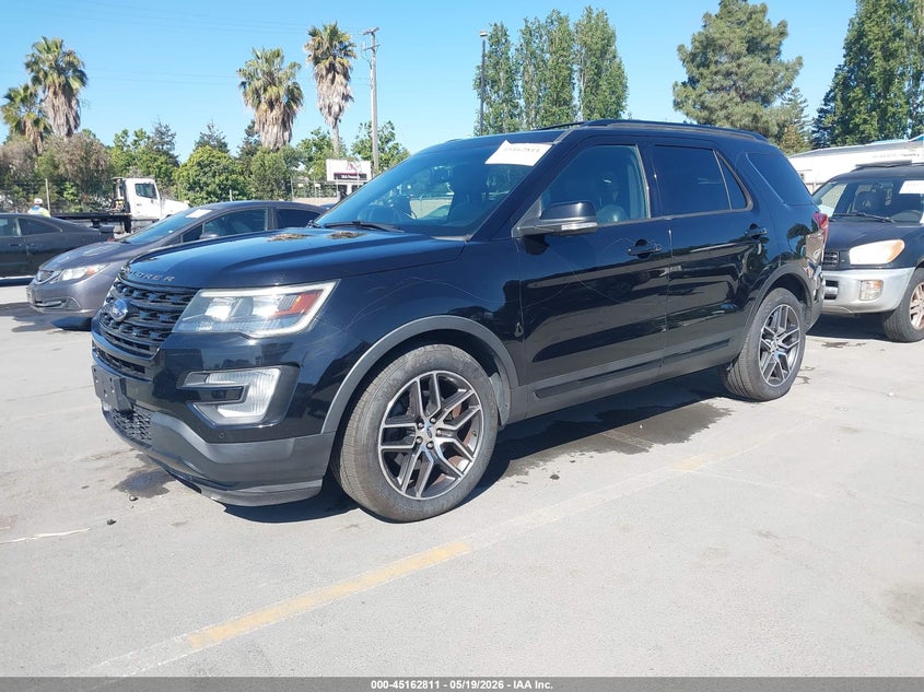 Vin: 1fm5k8gt6ggc24630, lot: 45660475, ford explorer sport 20162