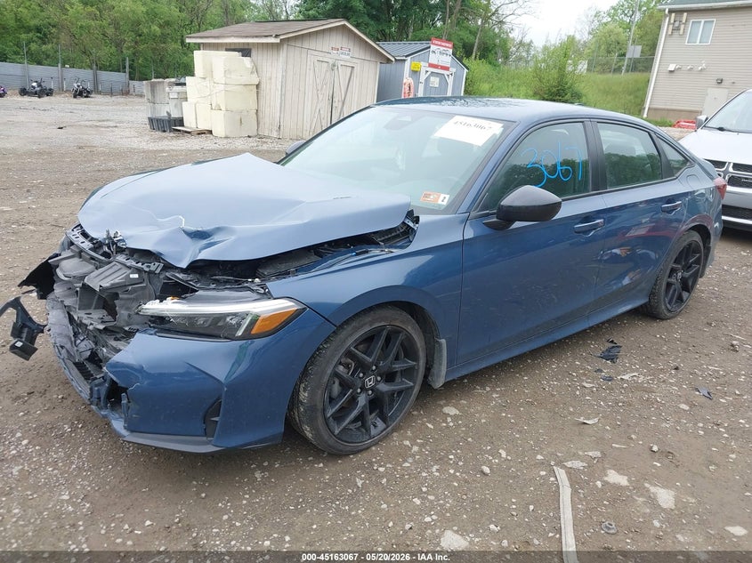 2025 HONDA CIVIC SEDAN 2.0L I-4 DI, DOHC, VVT, 150HP