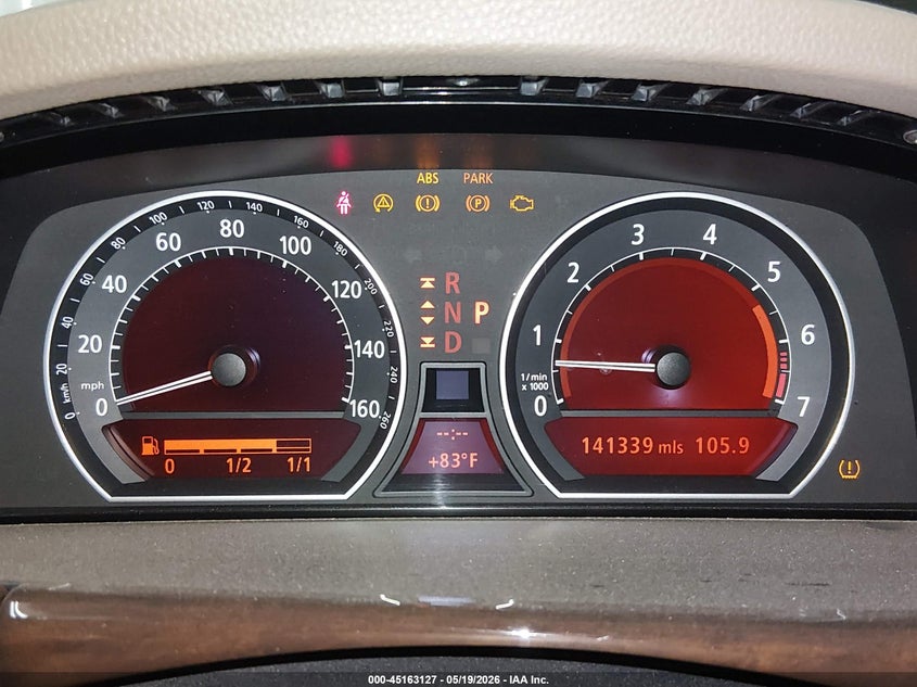 2007 BMW 750Li VIN: WBAHN835X7DT70771 Lot: 45163127