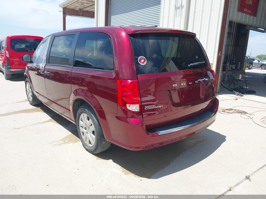 Vin: 2c4rdgbg7lr225296, lot: 45660886, dodge grand caravan se 20203