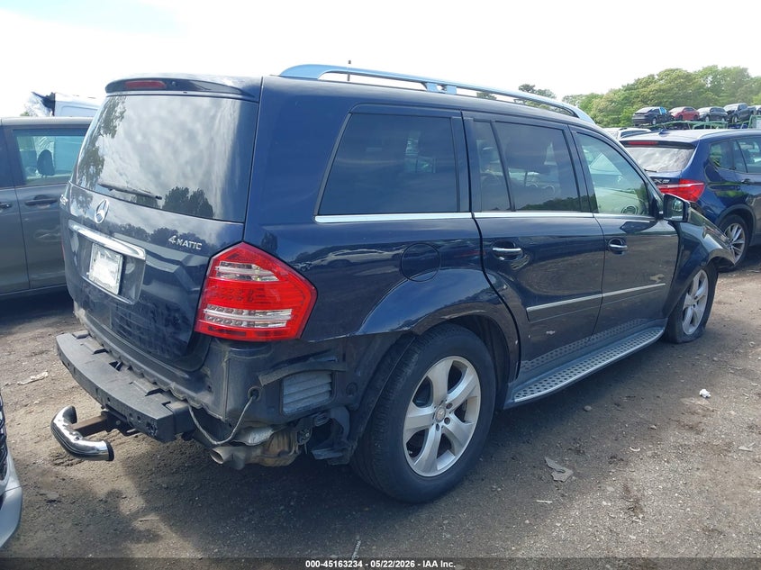 2012 Mercedes-benz 4.6 Gl 450 4matic Blue Lot 111045163234 Vin 4JGBF7BE7CA772384