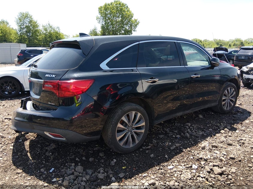 Vin: 5fryd4h45eb031368, lot: 45660991, acura mdx technology package 20144