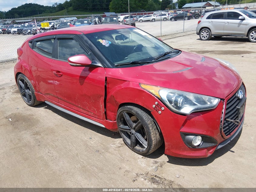 2013 HYUNDAI VELOSTER TURBO W/BLACK