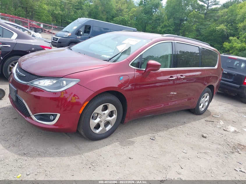 Vin: 2c4rc1h78lr211057, lot: 45661054, chrysler pacifica hybrid touring 20202