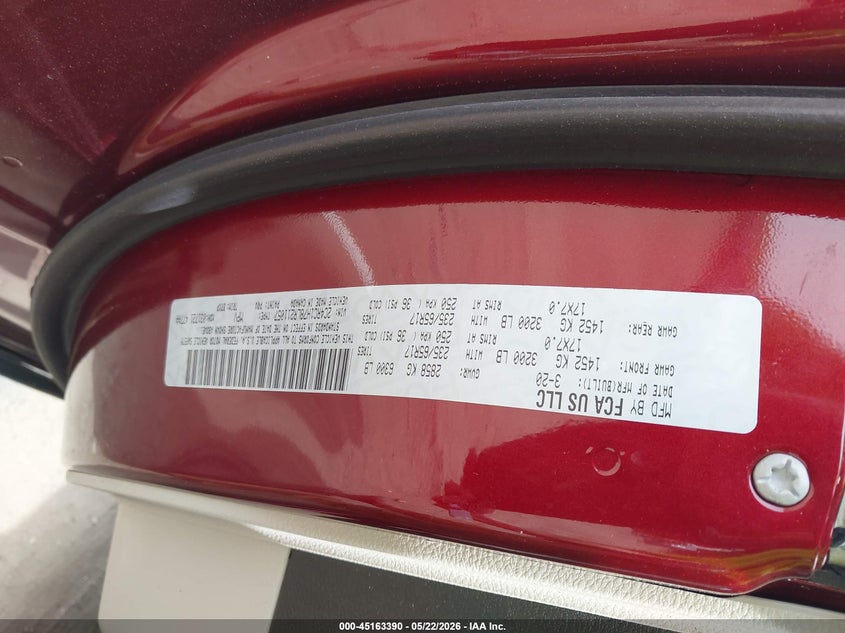 VIN 2C4RC1H78LR211057 2020 CHRYSLER PACIFICA HYBRID TOURING