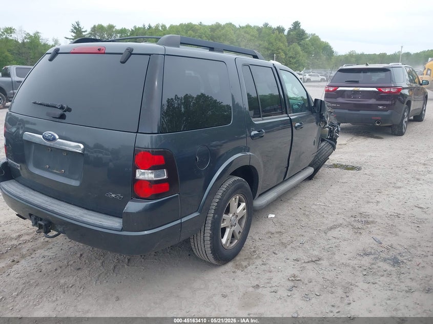 1FMEU7DE4AUA38040 2010 Ford Explorer 4.0 Xlt blue