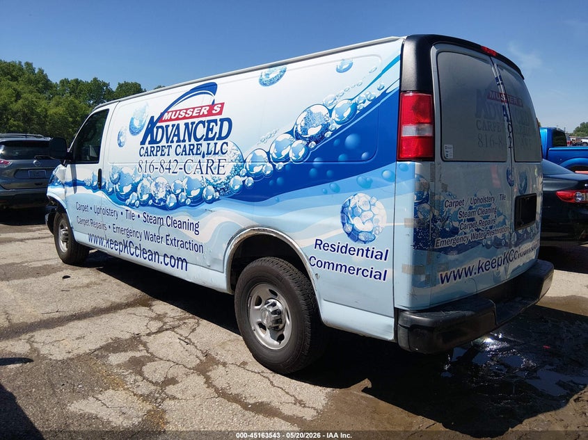 Vin: 1gcwgbff4g1144281, lot: 45661207, chevrolet express 2500 work van 20163