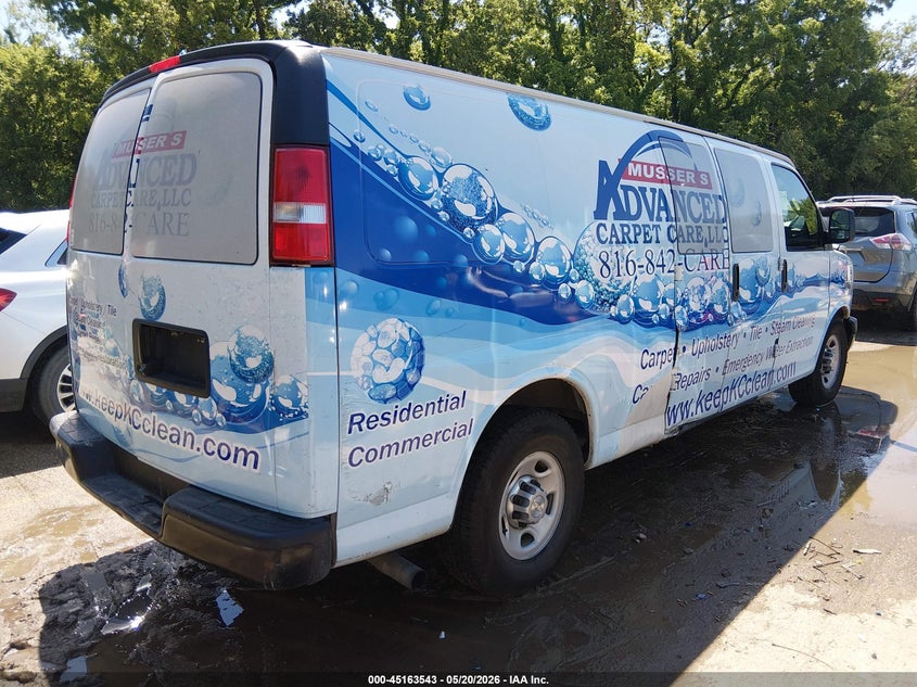 Vin: 1gcwgbff4g1144281, lot: 45661207, chevrolet express 2500 work van 20164