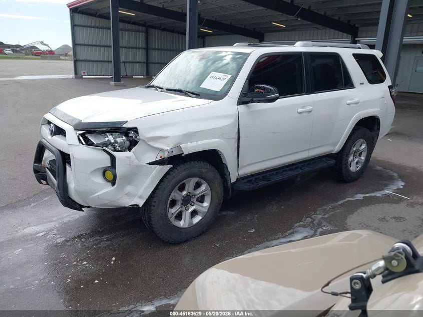 Vin: jtebu5jrxg5340563, lot: 45661293, toyota 4runner sr5 premium 20162