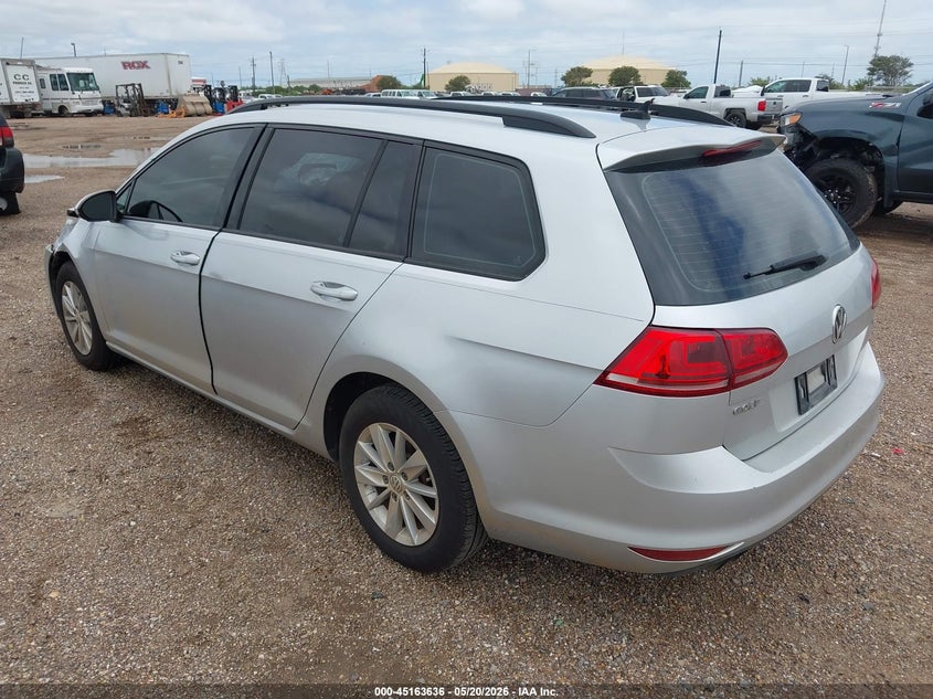 2017 VOLKSWAGEN GOLF SPORTWAGEN auction photo 3