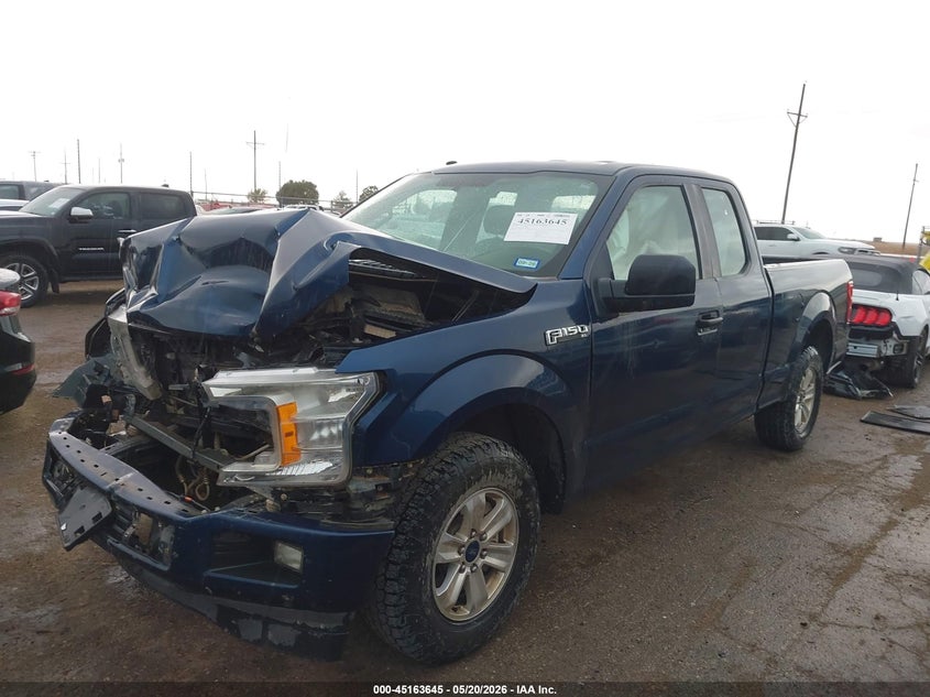 Vin: 1ftex1cb9jfa57252, lot: 45661309, ford f-150 xl 20182