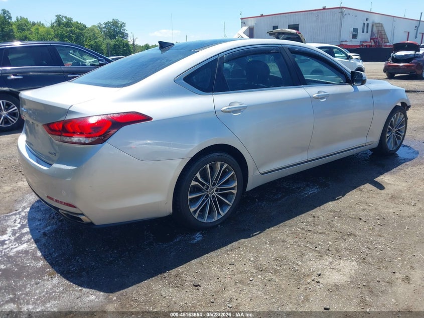 Vin: kmhgn4je9gu130326, lot: 45661318, hyundai genesis 3.8 20164