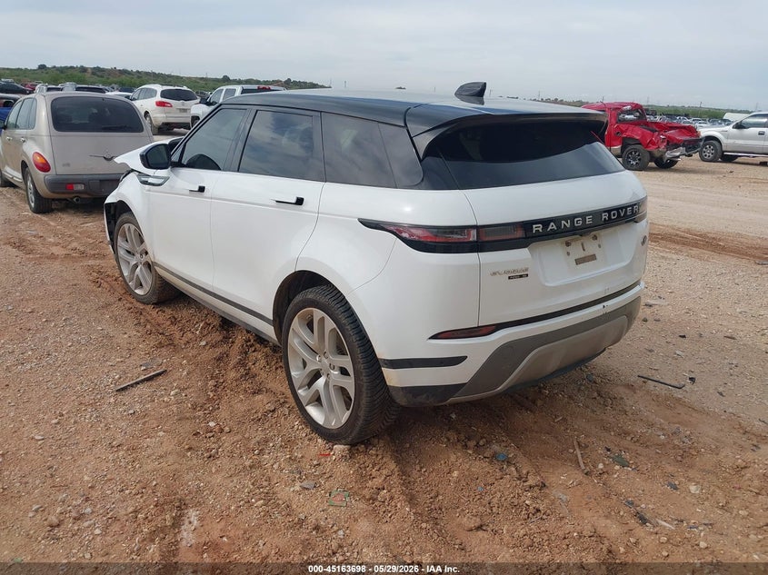 Vin: salzp2fx0lh060524, lot: 45661362, land rover range rover evoque se 20203