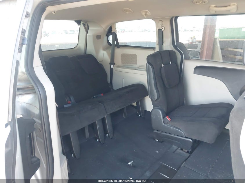 2012 Dodge Caravan 3.6 Grand Sxt silver Lot 111045163703 Vin 2C4RDGCG3CR318833