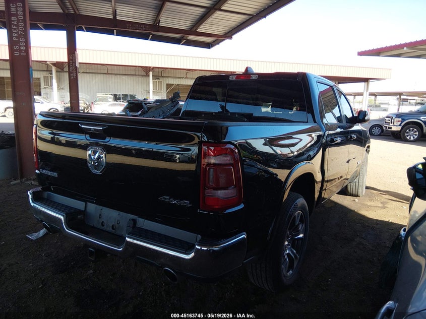 Vin: 1c6srfjt0nn306644, lot: 45661409, ram 1500 laramie  4x4 5'7 box 20224