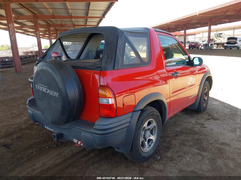 CHEVROLET TRACKER 2003 VIN 2CNBJ78C036939122