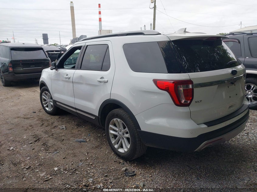 Vin: 1fm5k7d87hgd81613, lot: 45661435, ford explorer xlt 20173