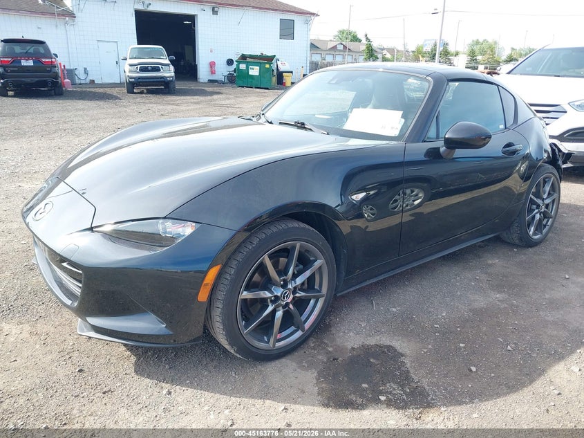Vin: jm1ndam73h0106655, lot: 45661440, mazda mx-5 miata rf grand touring 20172