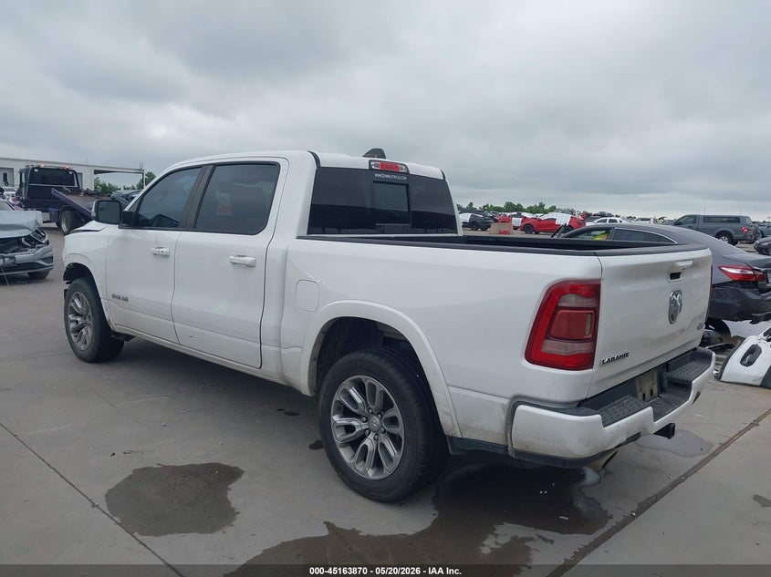 Vin: 1c6rrejt1kn768988, lot: 45661534, ram 1500 laramie  4x2 5'7 box 20193