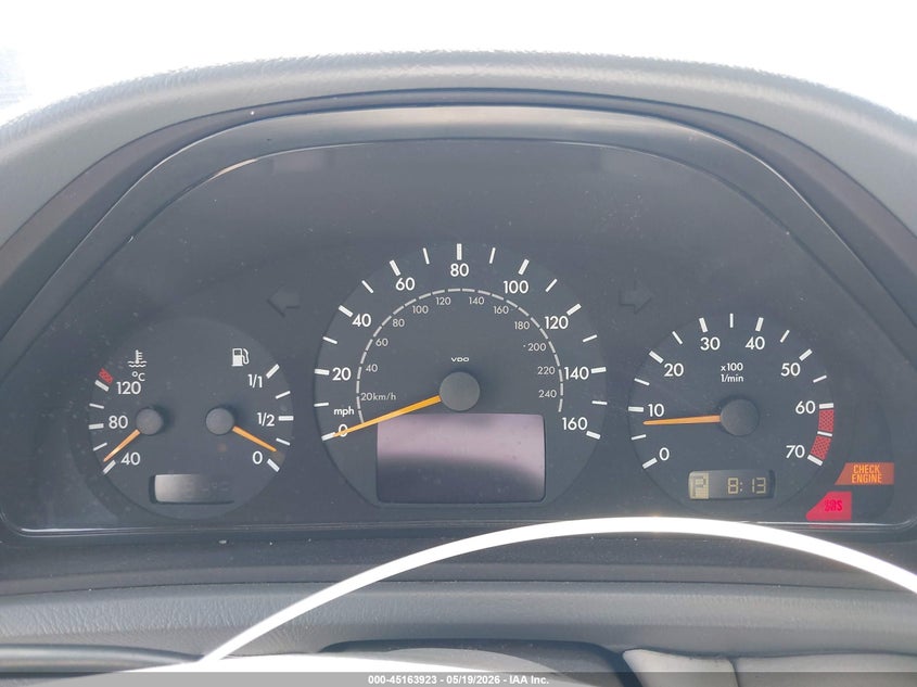 2002 Mercedes-Benz Clk 320 VIN: WDBLJ65G42T124663 Lot: 45163923