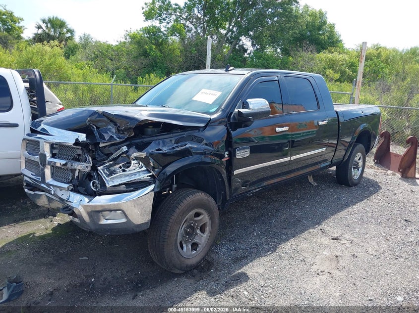 2013 Ram 3500 Ram Laramie Longhorn black Lot 111045163999 Vin 3C63R3NL8DG551776