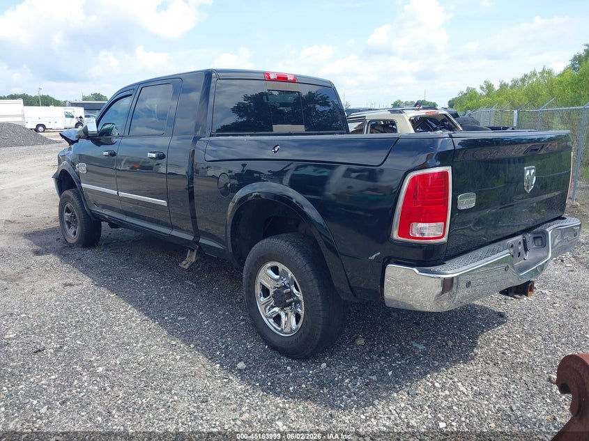 2013 Ram 3500 Ram Laramie Longhorn black Lot 111045163999 Vin 3C63R3NL8DG551776
