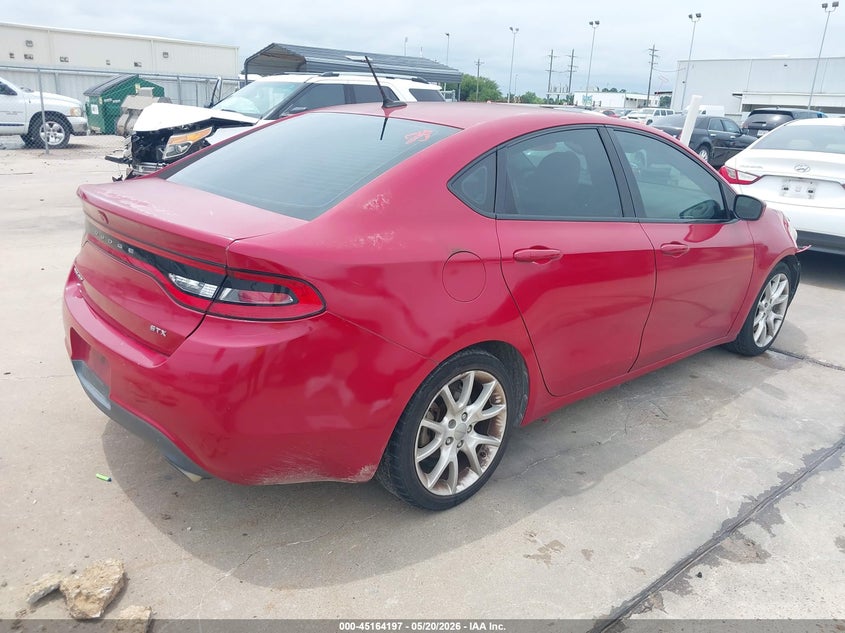 Vin: 1c3cdfbh4dd134519, lot: 45661861, dodge dart sxt 20134
