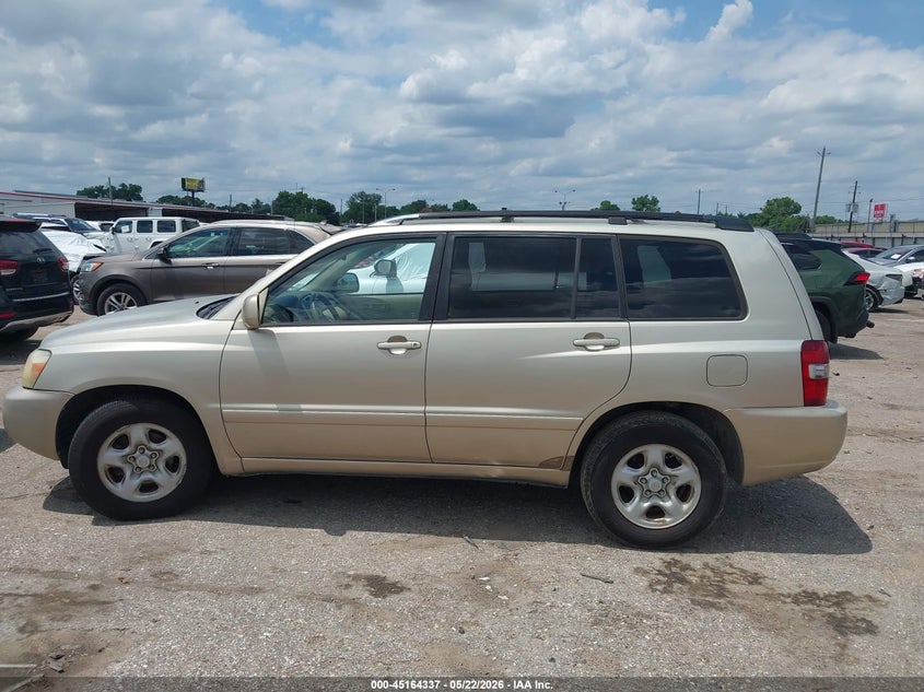 2007 TOYOTA HIGHLANDER SPORT UTILITY VEHICLE 3.3L V-6 DOHC, VVT, 215HP