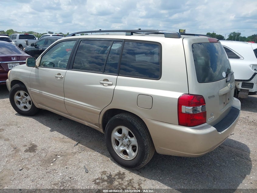 2007 TOYOTA HIGHLANDER SPORT UTILITY VEHICLE 3.3L V-6 DOHC, VVT, 215HP