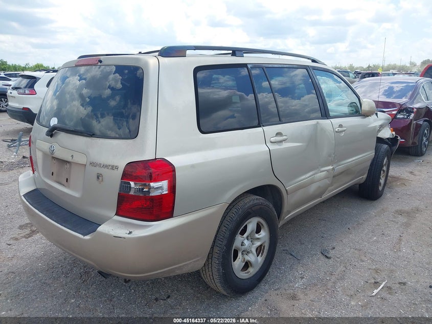 2007 TOYOTA HIGHLANDER SPORT UTILITY VEHICLE 3.3L V-6 DOHC, VVT, 215HP