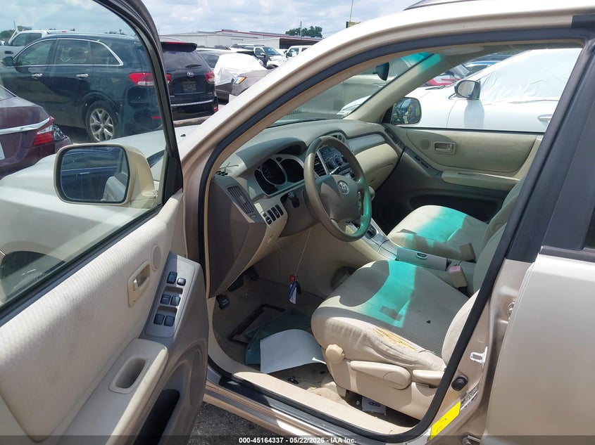 2007 TOYOTA HIGHLANDER SPORT UTILITY VEHICLE 3.3L V-6 DOHC, VVT, 215HP