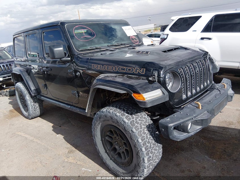 2023 Jeep Wrangler 4-Door Rubicon 392 4X4, Theft Recovery, IAAI, VIN 1C4JJXSJ9PW512217