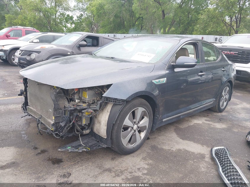 Vin: knagn4ad6e5074748, lot: 45662406, kia optima hybrid ex 20142