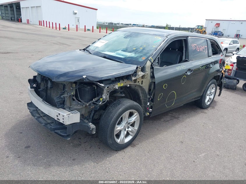 Vin: 5tddkrfh3fs122967, lot: 45662520, toyota highlander limited platinum v6 20152