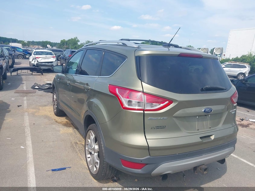Vin: 1fmcu9j95dub29784, lot: 45662673, ford escape titanium 20133