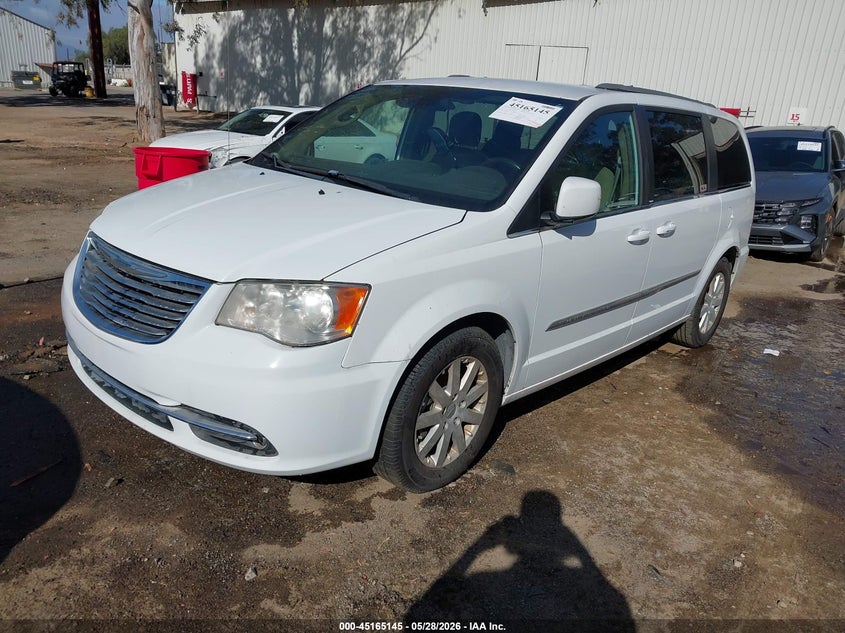 Vin: 2c4rc1bg4er237652, lot: 45662809, chrysler town & country touring 20142