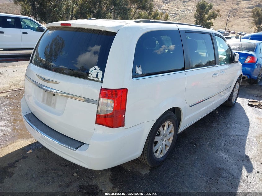 Vin: 2c4rc1bg4er237652, lot: 45662809, chrysler town & country touring 20144