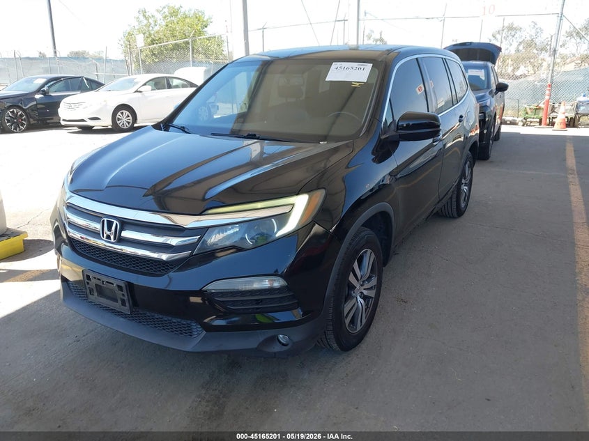 Vin: 5fnyf5h58hb026731, lot: 45662865, honda pilot ex-l 20172