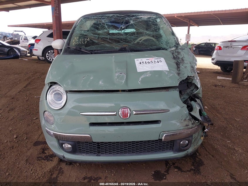 2015 Fiat 500C 1957 Edition VIN: 3C3CFFER7FT716528 Lot: 45165245