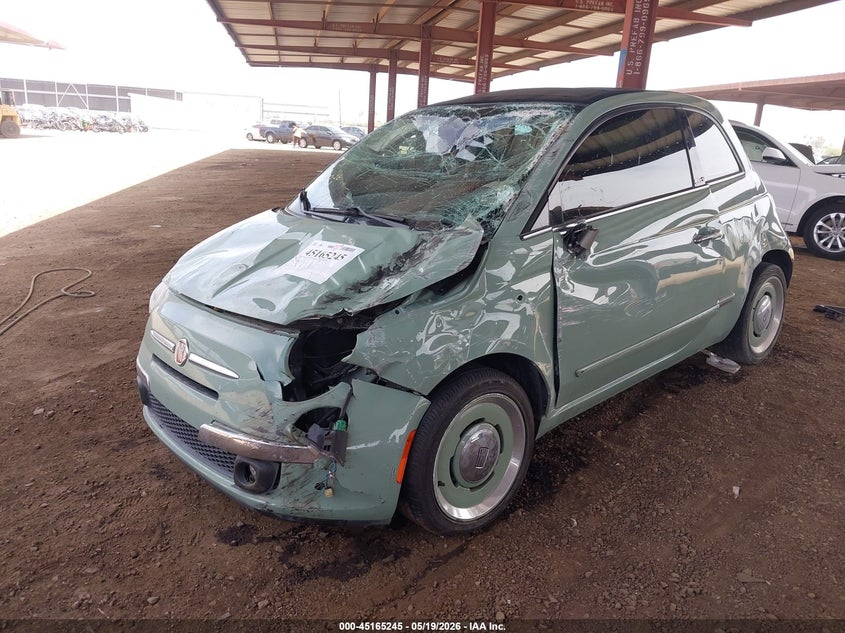 2015 Fiat 500C 1957 Edition VIN: 3C3CFFER7FT716528 Lot: 45165245