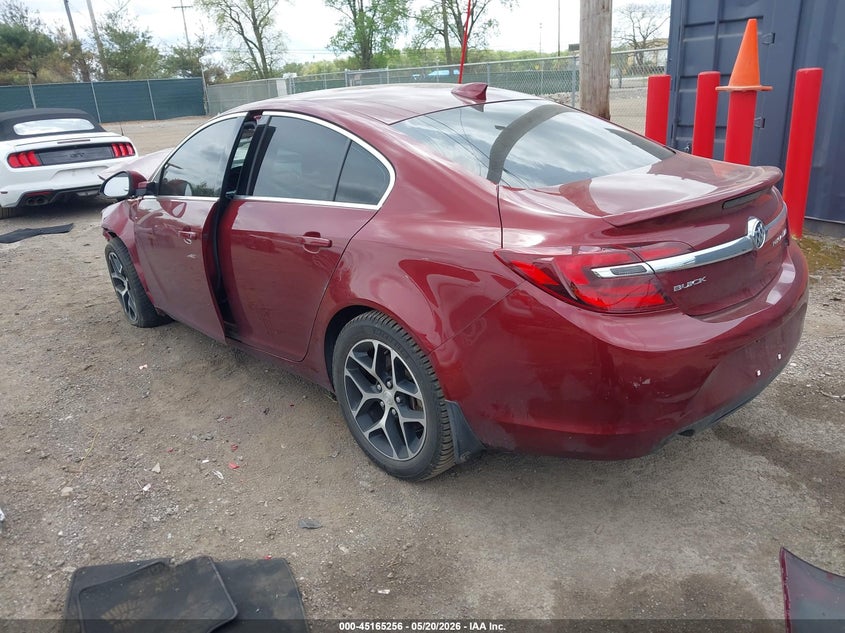 Vin: 2g4gl5ex7h9132582, lot: 45662920, buick regal turbo sport touring 20173