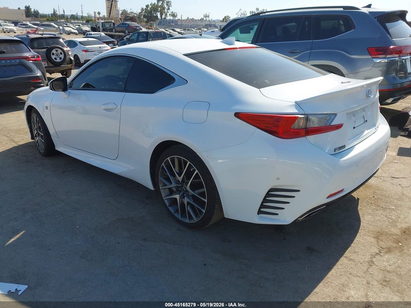 Vin: jthha5bc1h5006522, lot: 45662943, lexus rc 200t 20173
