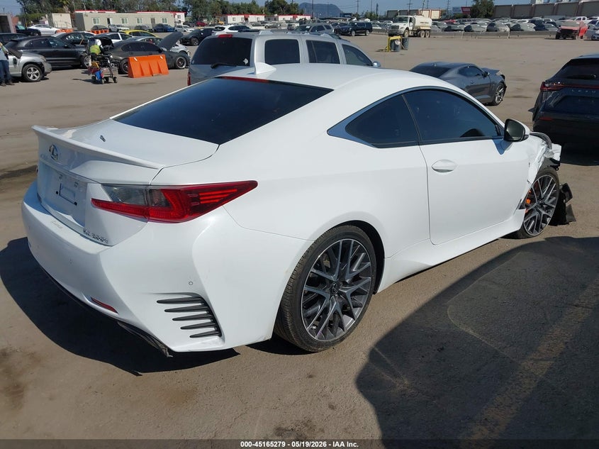 Vin: jthha5bc1h5006522, lot: 45662943, lexus rc 200t 20174