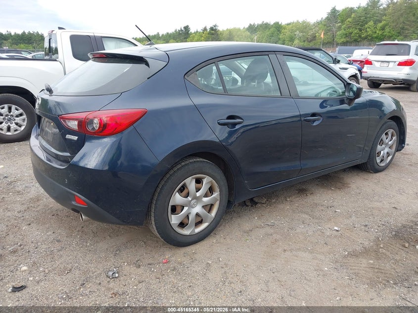 Vin: jm1bm1k74e1147422, lot: 45663009, mazda mazda3 i sport 20144