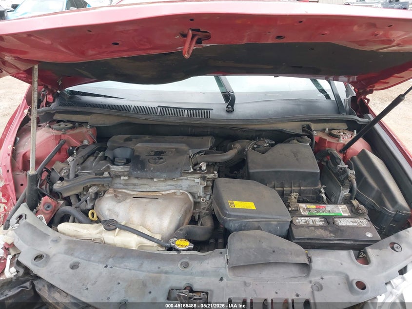 2012 TOYOTA CAMRY SEDAN 2.5L I-4 DOHC, VVT, 178HP
