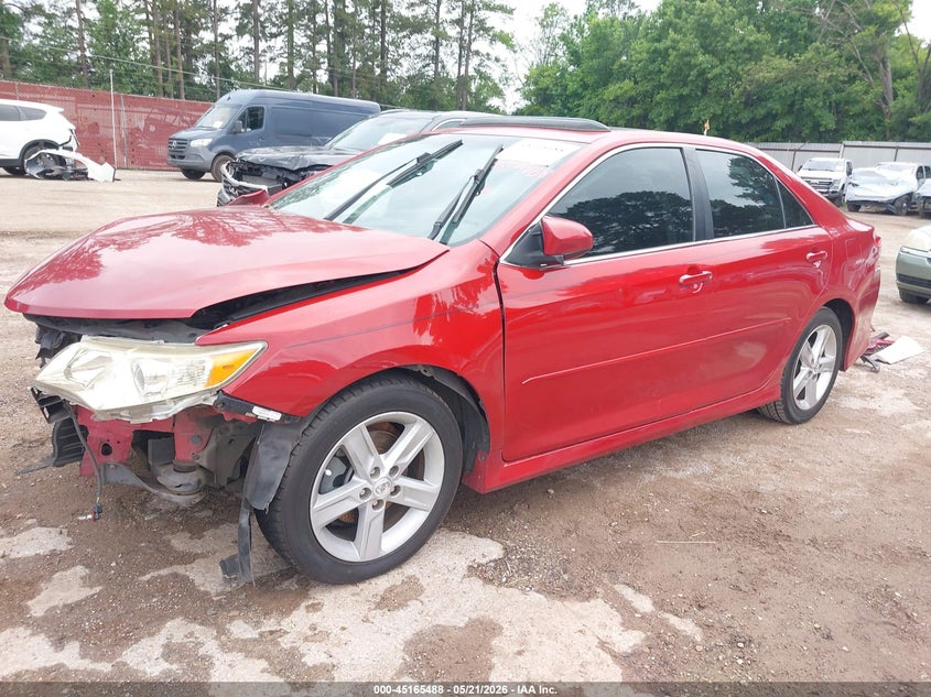 2012 TOYOTA CAMRY SEDAN 2.5L I-4 DOHC, VVT, 178HP