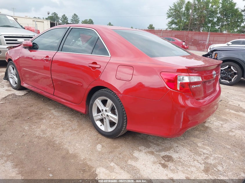 2012 TOYOTA CAMRY SEDAN 2.5L I-4 DOHC, VVT, 178HP