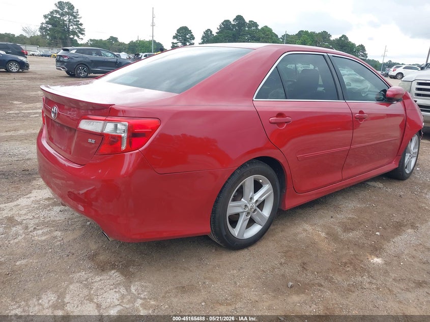 2012 TOYOTA CAMRY SEDAN 2.5L I-4 DOHC, VVT, 178HP